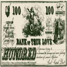 빈티지 의 true 사랑 banknote