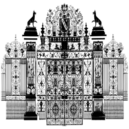 ornate 단철 문