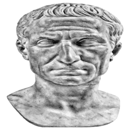 roman 대리석 bust 초상화