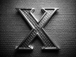 흑백 X 글자 사진 흑백 사진