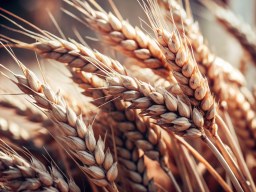bunch wheat ready to be harvested