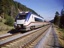 Train on the Tracks