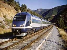 Train Is on the Tracks