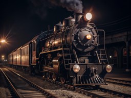 tracks 위의 train