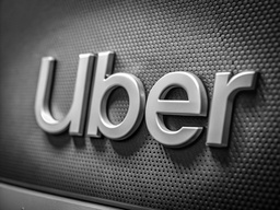 carbon 위의 vector illustration word uber