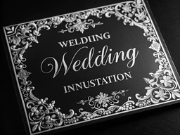 검은색 와 흰색 business card 함께 floral design