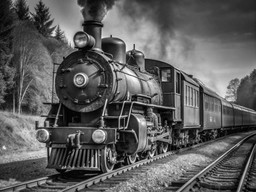 검은색 와 흰색 photo train