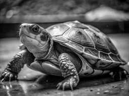 검은색 와 흰색 photo turtle