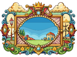 Clipart Emblem 호수 바다 기차