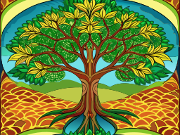 Illustration Emblem Tree Background Forest
