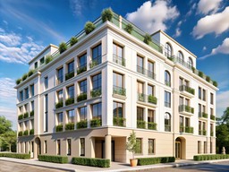 artist rendering proposed apartment complex