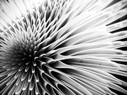 검은색 와 흰색 photograph 꽃