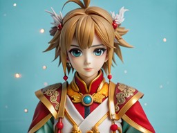 vector illustration doll dressed as princess
