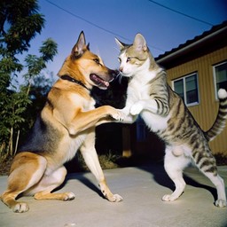 two cats 노는 함께 each other cats