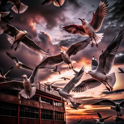 flock seaguls