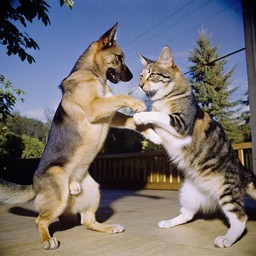 two cats 노는 함께 each other cats