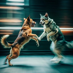 two dogs 노는 함께 each other dogs