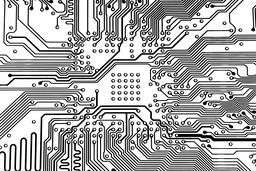 검은색 와 흰색 image electronic circuit