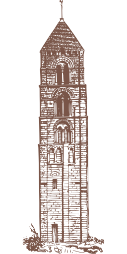 brown silhouette obelisk totem pole