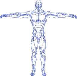 indigo silhouette dumbbell 복서