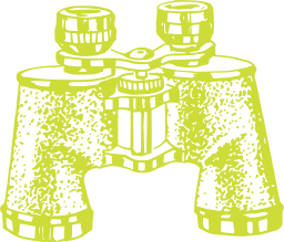 lime silhouette 쌍안경 dumbbell