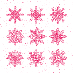 pink silhouette sea urchin eggnog
