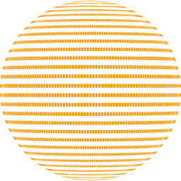 orange silhouette croquet ball lens cap