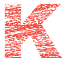 The Letter K 와 A Grunge 효과