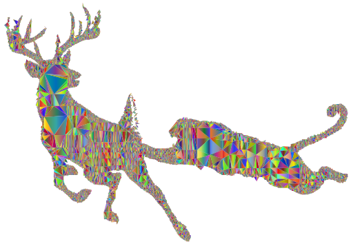화려한 deer 추상적인 deer 000098