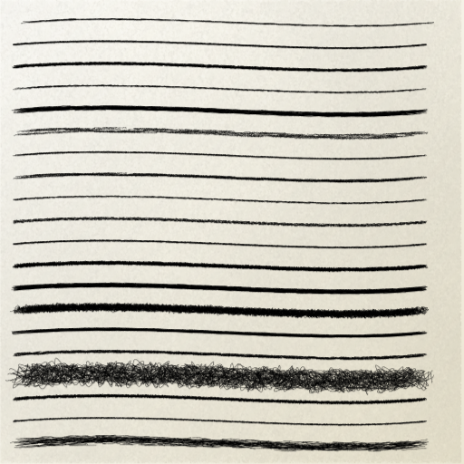 monochrome 실 선 솔