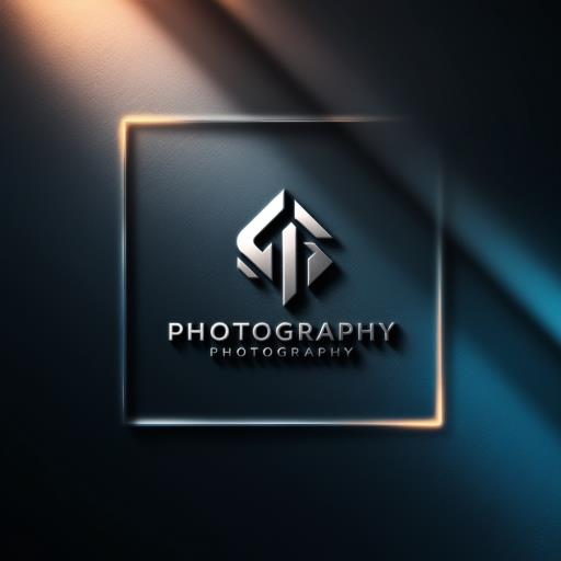 검은색 와 흰색 logo 함께 word photography