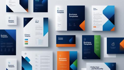 collection corporate business brochure templates