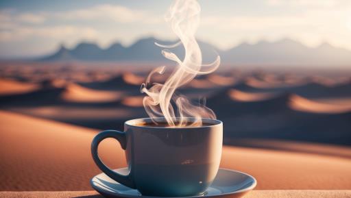 saucer 위의 탁자 안의 d 8 위의 there is cup coffee