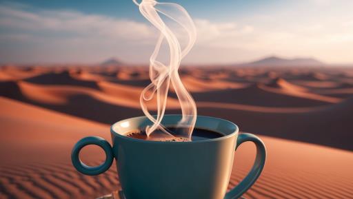 saucer 위의 탁자 안의 위의 there is cup coffee