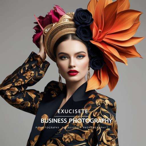 Woman Wearing a Hat with Flowers on It
