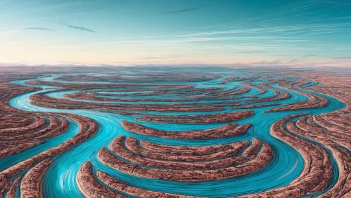 aerial view 강 desert image dup2