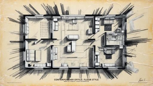 검은색 흰색 drawing floor plan dup1