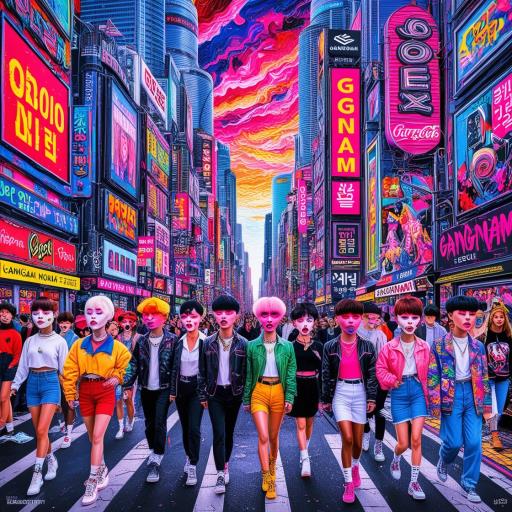 거리 times square new york new y을 따라 걷는 group 사람들