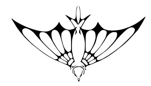 black and white butterfly tattoo design
