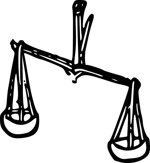 검은 색과 흰색 그림의 규모 2 무게