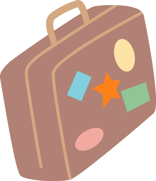 A Brown Suitcase 와 a 스타 에 그것