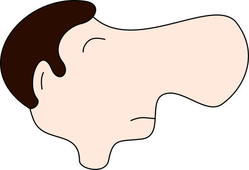 갈색 머리카락 을 가진 남성 의 프로파일