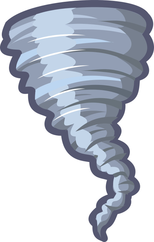 만화 Tornado 구름 이다 Shown 에 이 이미지