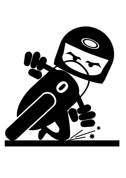 만화 오토바이 라이더의 가까이에 헬멧에