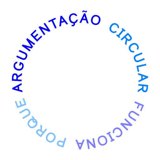 A Close Up of a Circular Logo with the Words Agumenntacao Circular