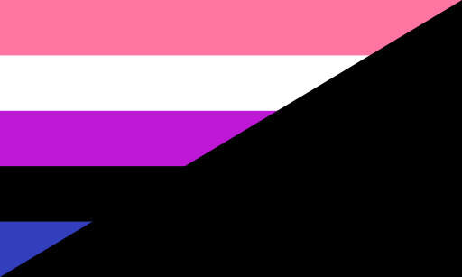 A Close Up of a Rainbow Flag with a Black Background (2)