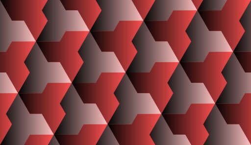 A Close Up of a Red and Black Geometric Pattern with a Diagonal Design