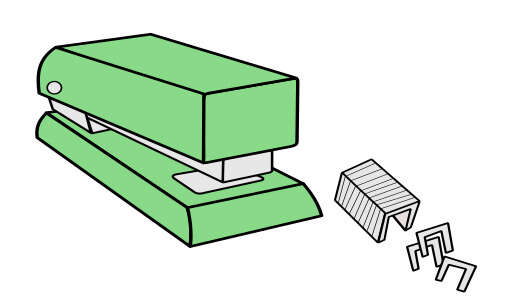 A Stapler And Staples