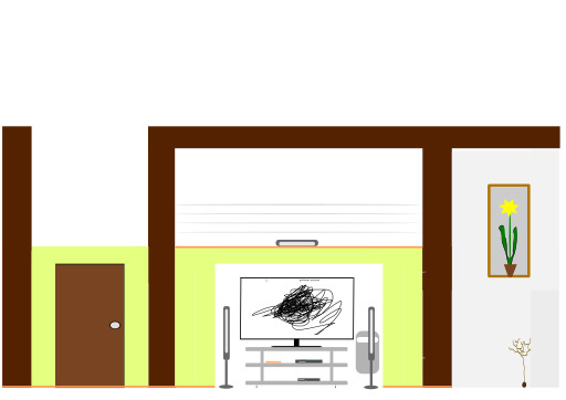 A Living Room With A Fireplace에 대하여