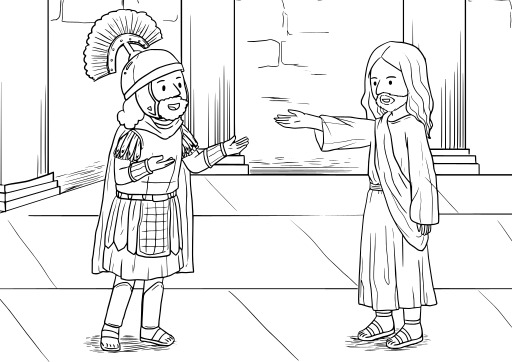 A Man And A Woman Standing In Front Of A 건축